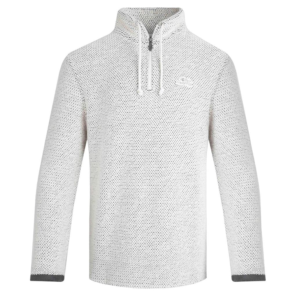 Weird Fish Herren Cruiser Macaroni Viertelreißverschluss Pullover