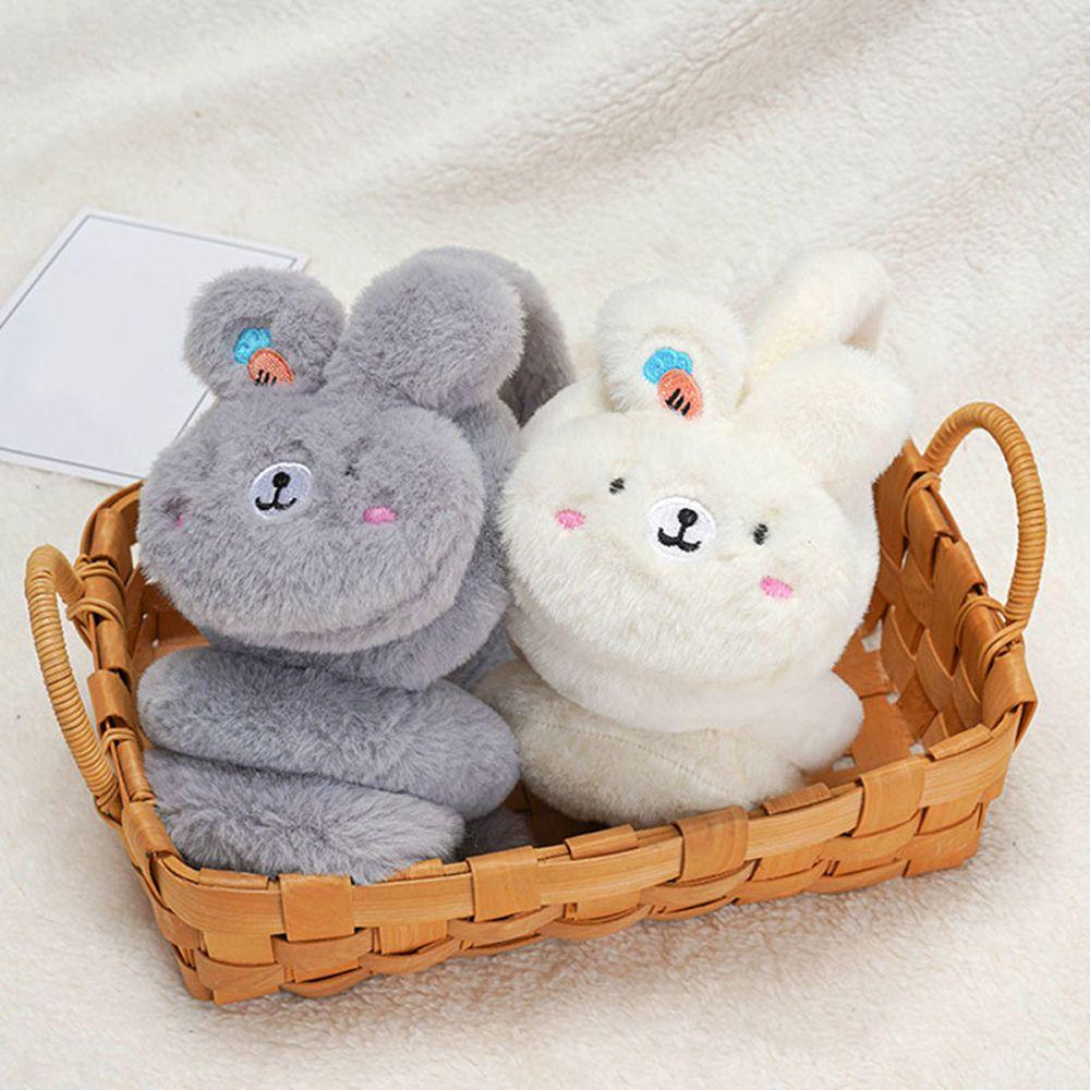 Warm Comfortable Soft Rabbit Lovely Windproof Kids Ear Cover Women Earmuff Cute Earflap Cartoon