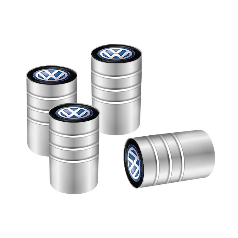 Für VOLKSWAGEN VW Auto Reifen Rad Ventilkappen Abdeckung Wildleder Auto Schlüsselanhänger Ring Schlüsselanhänger Für Volkswagen GTI Golf Tiguan Jetta Transpo