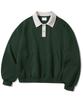 PERSTEP Nomad Two-Tone Collared Sweatshirt Green Hymt4526