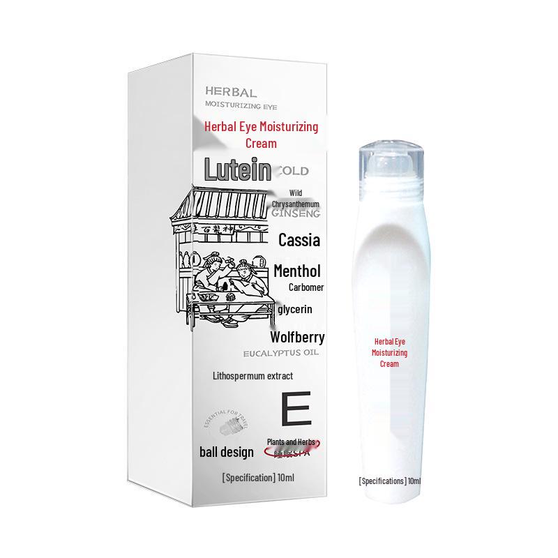 Охлаждающий увлажняющий ролик-крем для век с травами