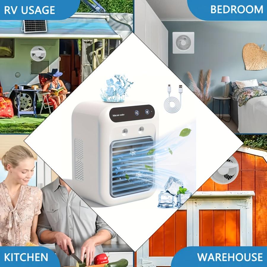 2025 New Upgraded Portable Mini Personal Air Conditioner - Rechargeable 1800mAh, Low Voltage Design, Suitable for Dormitory and Office Use