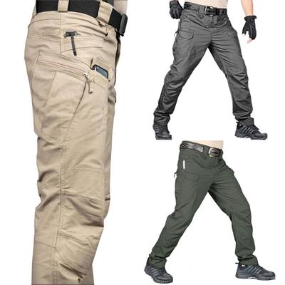 Men's Multi-pocket Tactical Trousers Cargo Pants Military Pants Breathable Work Pants