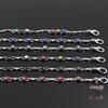 Adjustable Korean Diamond Alloy Silver Bracelet for Women - No Fading, Elegant Design