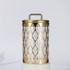 Gold-plated Food Storage Jar Acrylic Airtight Container Decorative Jar Sealed Jar  Home Decor