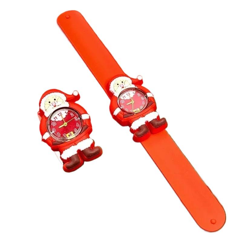 1-10PCS Christmas Gift Cartoon Pop Circle Watch Kindergarten Class Birthday Sharing Gift Electronic Watch