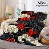 Golven & Wolken Flanellen Deken Warm Zacht Halloween Kerstmis Bank Warm Gezellig Decoratief Decor Cadeau voor Elk Seizoen