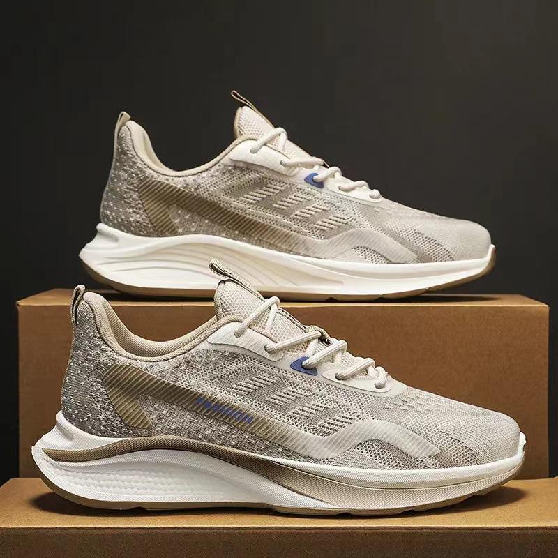 Men's Shoes 2025 Spring and Summer New Student Leisure Sports Running Shoes Trend Color Matching Youth Breathable Mesh Single Shoes