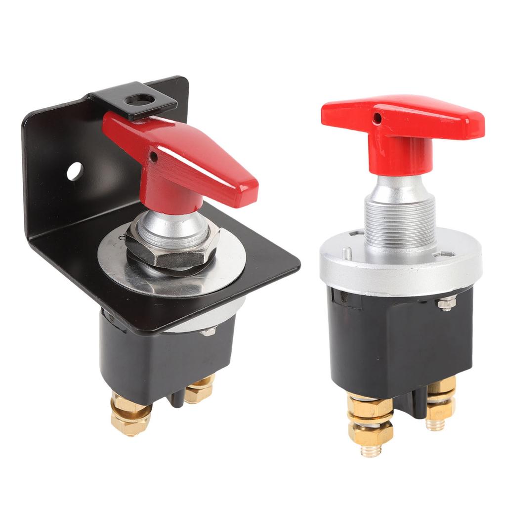 Master Battery Disconnect Switch 300A Waterproofing High Current Battery Power Cut Off Isolator for Car Truck RV Yacht Boat