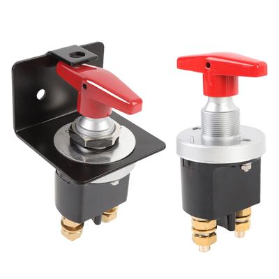 Master Battery Disconnect Switch 300A Waterproofing High Current Battery Power Cut Off Isolator for Car Truck RV Yacht Boat