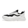 Hongxing Comfortable Versatile Fashion Shock Absorbing Wear Resistant Breathable Low Top Casual Shoes Men Sneakers Black White 51125102540-003