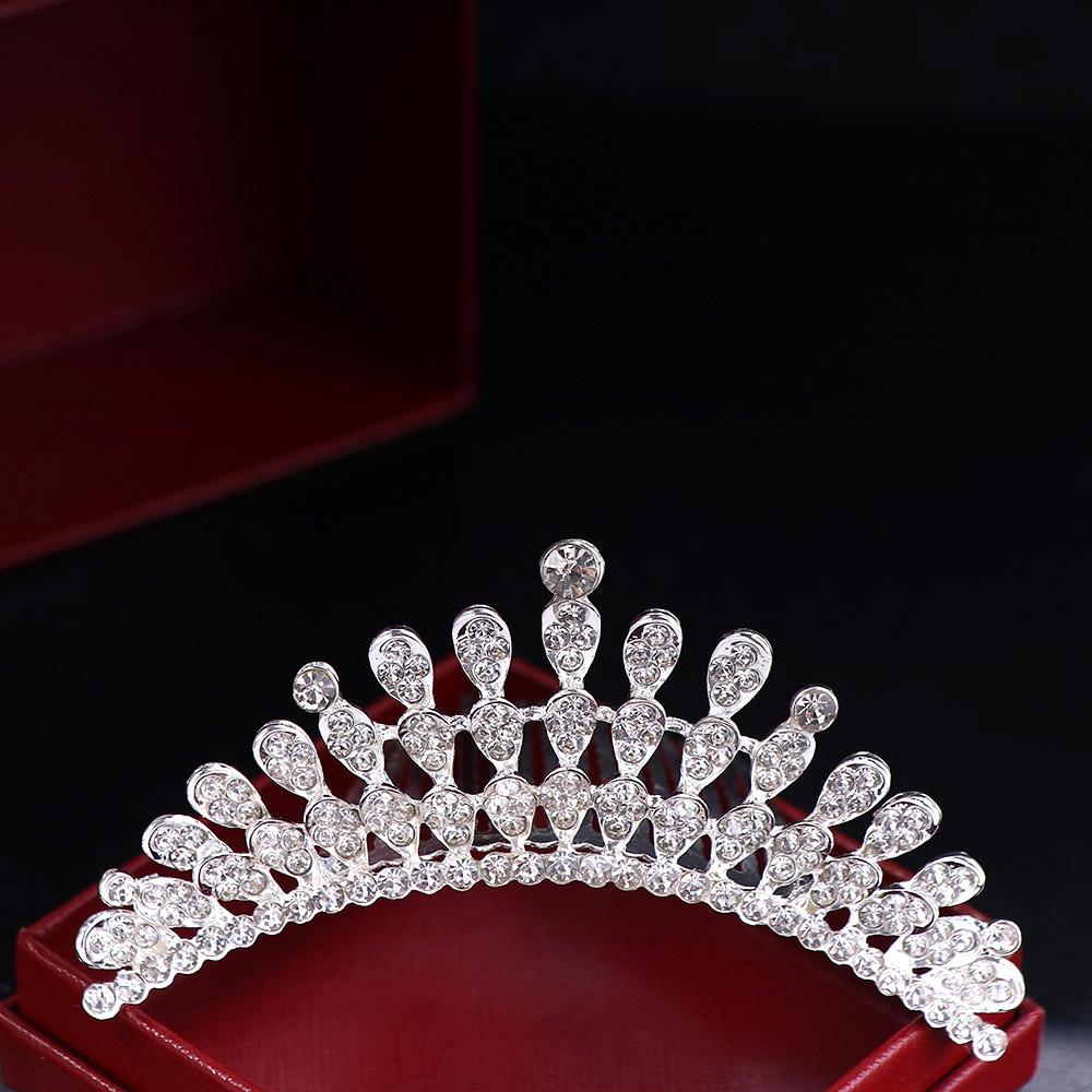 Sweet Tiara Crown Ornaments Wedding  Jewelry Headwear Hair  Styling Accessories Fashion Accessories
