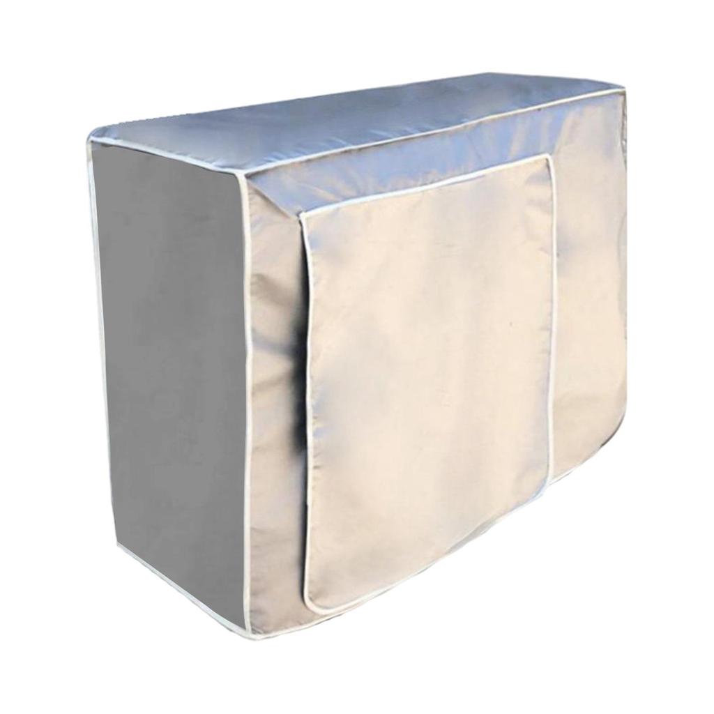 Outside Air Conditioner Cover Waterproof Silver Coated Outdoor Heat Dissipation