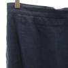 FENDI Made in Italy Linen Mimole length Tight Skirt 42 Navy Women Used