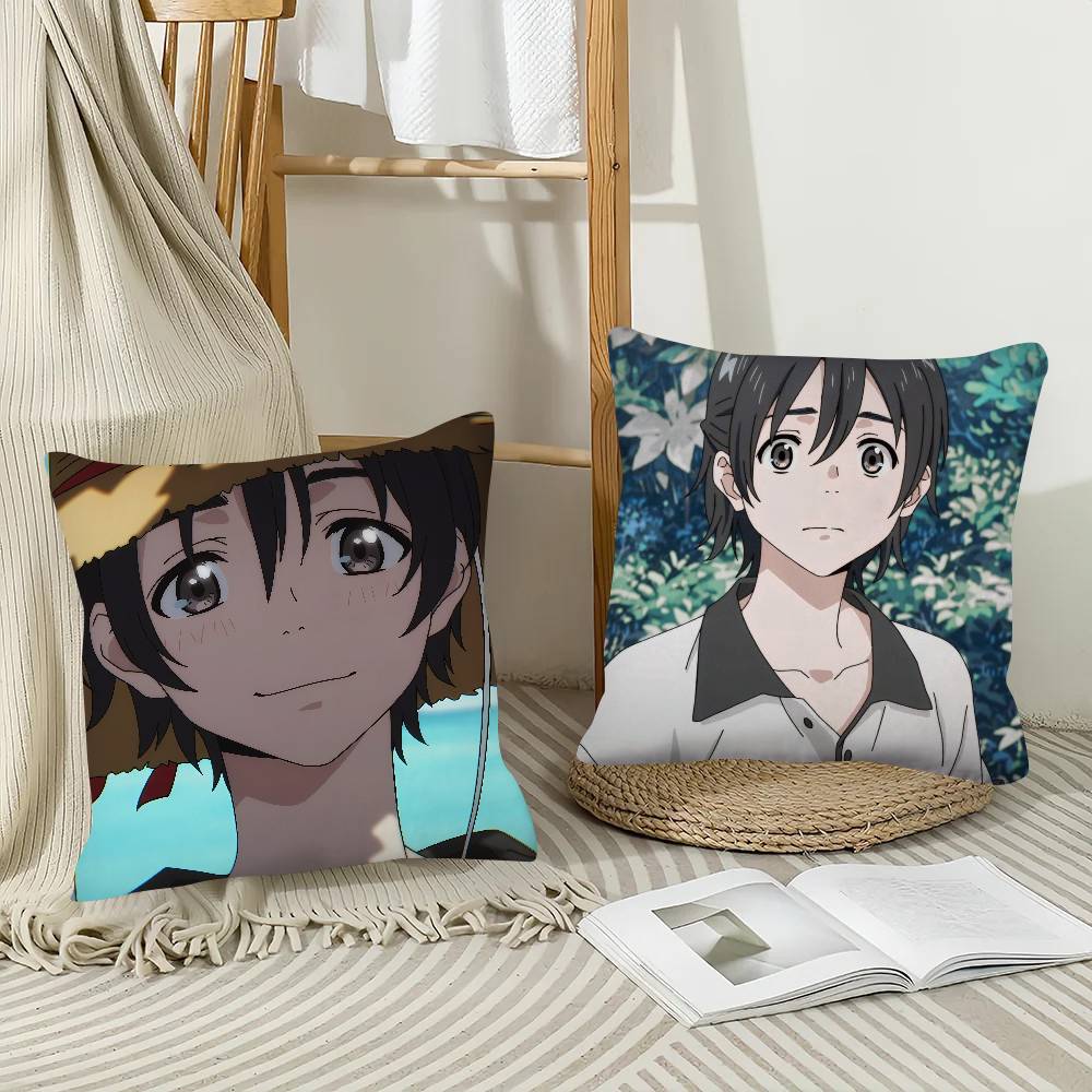 1Pc Anime The S-Stranger By The Beach Pillow Case Fashion Square Pillowcase Bedroom Sofa Room Ins Decoration Leisure