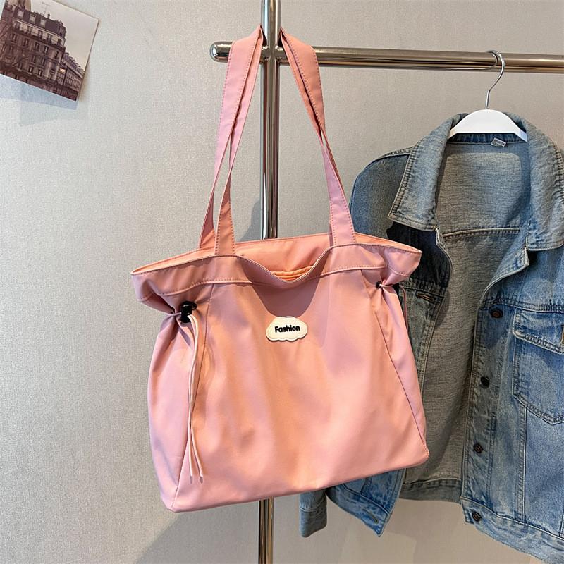 Large Capacity Women s Bag 2024 New Style Canvas Shoulder Bag Street Fashion Tote Bag
