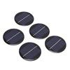 5pcs Round Solar Panels 0.28W Round Monocrystalline Silicon Solar Cell Panels for Small Electronic Devices