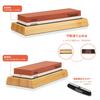 Whetstone Knife Sharpening Stones Surface Bamboo and Fixed Angle Ideal for Home Knife Coarse and Medium Whetstones Set, #1000 & #6000, Double-Sided