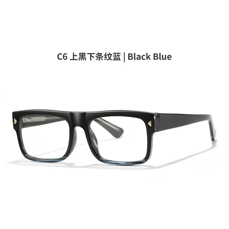 Men Reading Glasses with High-Quality Square Eyeglasses Frame Man Optical Anti Blue Light Computer Glasses