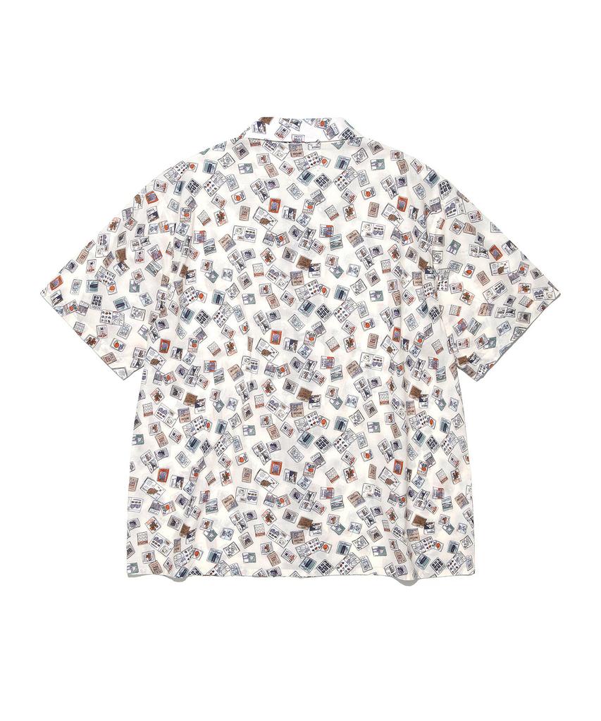 Camicia a maniche corte con stampa all-over LEE Bianca
