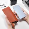 Women Men Eyeglass Case Portable Leather Soft Holder Pocket Cases Slim Travel Pouch for Sunglasses Eyeglasses Readers