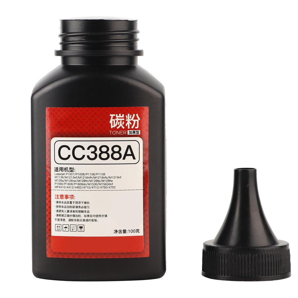 1 Flasche 100g 3,5oz Nachfüll-Tonerpulver passend für HP P1008 M1213 M1136 M1216 P1106 P1107 P1108