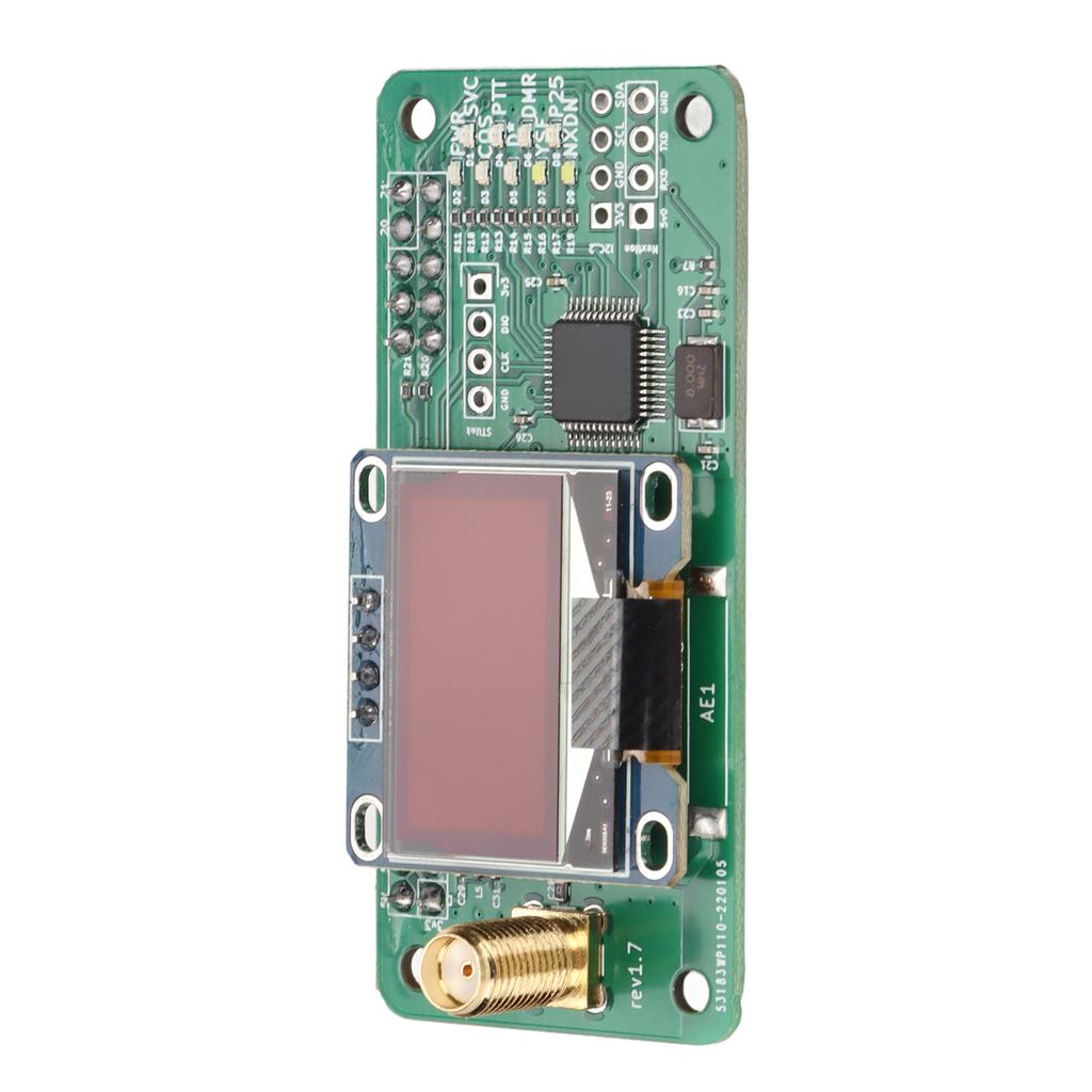 UHF VHF UV MMDVM Hotspot Module Kit SMA Interface LED Display Hotspot Board with Antenna