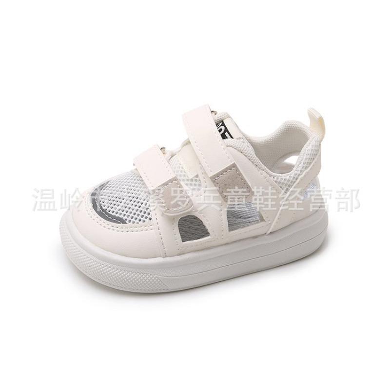 Summer Kids Hollow Out Breathable Half Sandals Unisex Toddler Casual Shoes