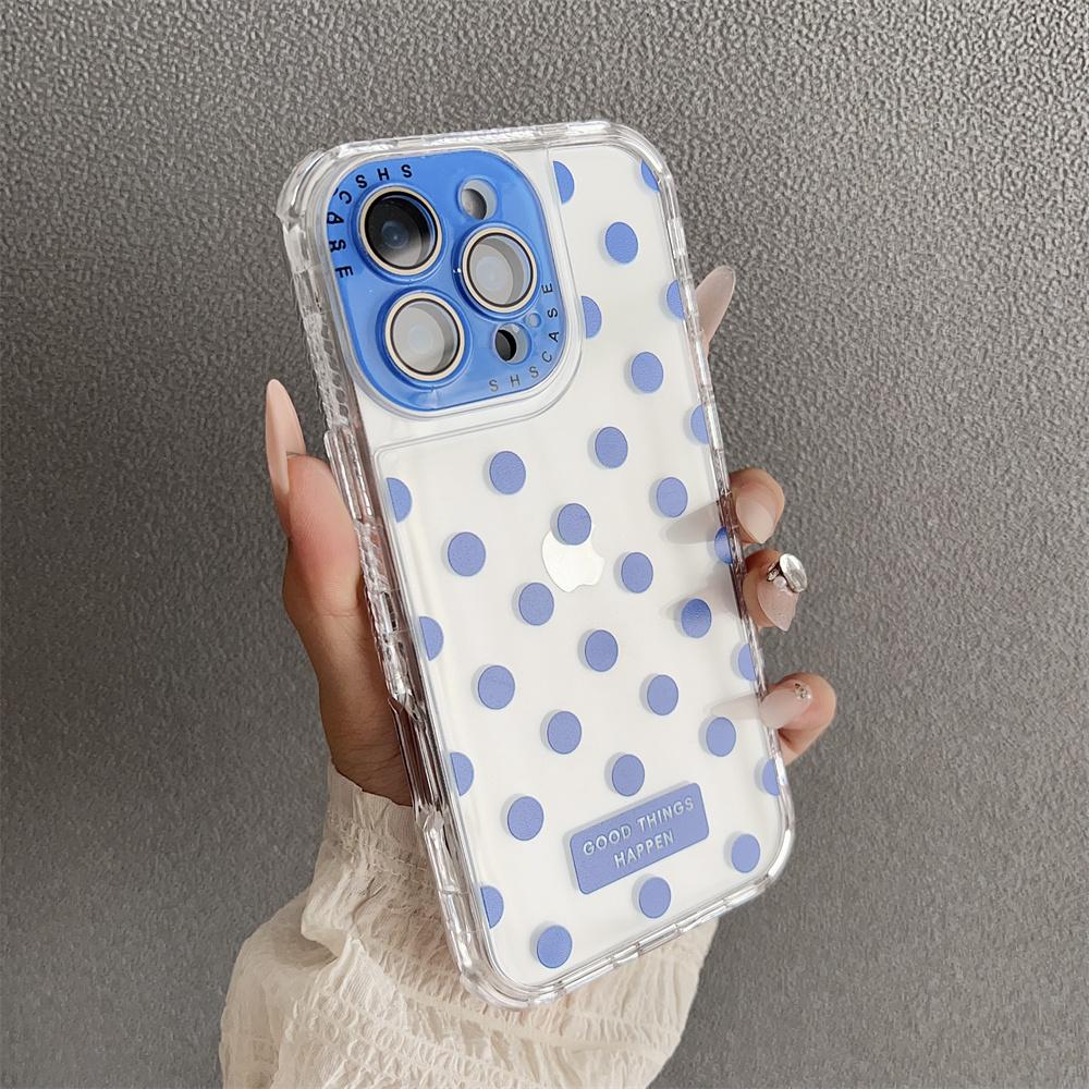 Fashion Luxury Cute Clear Phone Case for iPhone 16 Pro Max 15 14 Plus 13 16E Shockproof Transparent TPU Cover Slim Protective