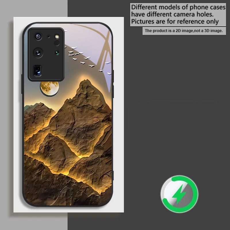 Snow Mountain Cluster Suitable For Samsung Galaxy S26 Ultra S20 FE S21 S22+ S23 Plus S24 S25 Edge magnetism Glass Phone Casee