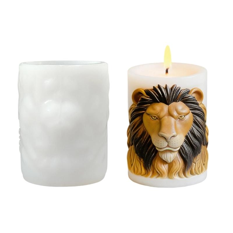 

Animal Embossed Cylindrical Silicone Mold Holiday Candle Silicone Mould For Resin Casting Making Candle Soap Chocolate 1