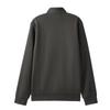 Li Ning Sweatshirts Unisex Obsidian Gray Crew Neck Moderate Cardigan AWDVG71-3