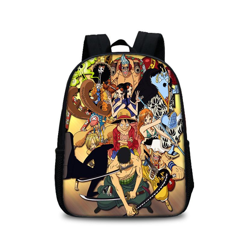 One Piece Backpack For Kids With Nylon Material And Adjustable Straps For School And Daily Use