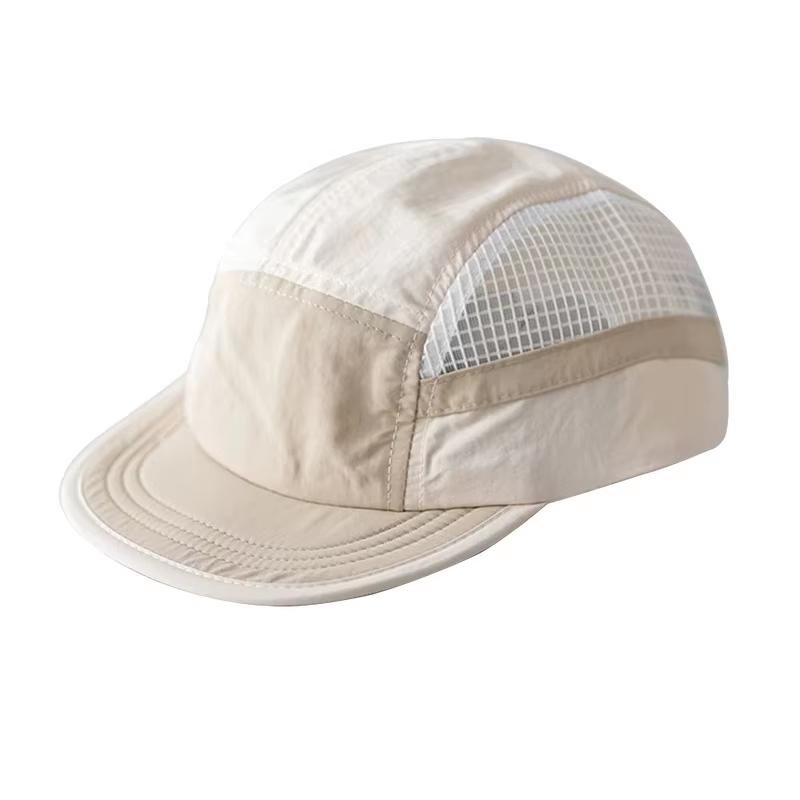 Japanese Color Matching Quick-drying Baseball Cap Summer Thin Running Sports Breathable Five-panel Casual Adjustable Sports Hat