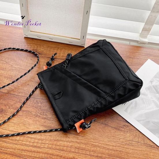Crossbody Bag With Wide Shoulder Strap Trendy Versatile Storage Solution Pouch For Students