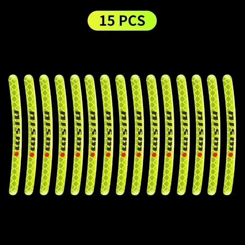 Auto Fahrrad Motorrad Radnabe Reflektierende Aufkleber Für Nissan Nismo Note Armada Pulsar Pathfinder X-Trail Qashqai Autozubehör