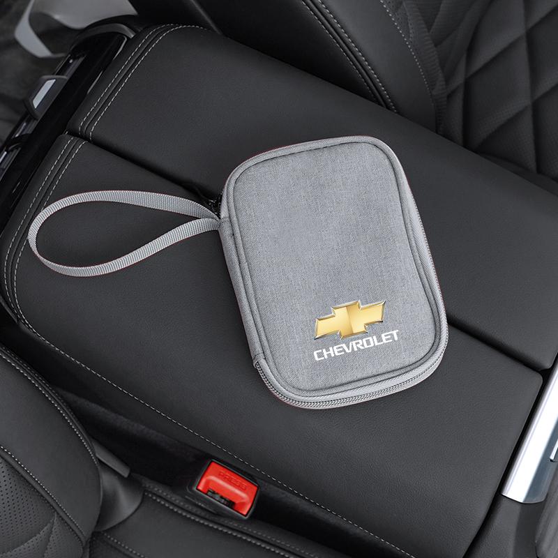 

Portable Mountaineering Travel Earphone Case Data Cable Storage Bag For Chevrolet Z71 Aveo Impala Lacetti Malibu Sail SS Cruze