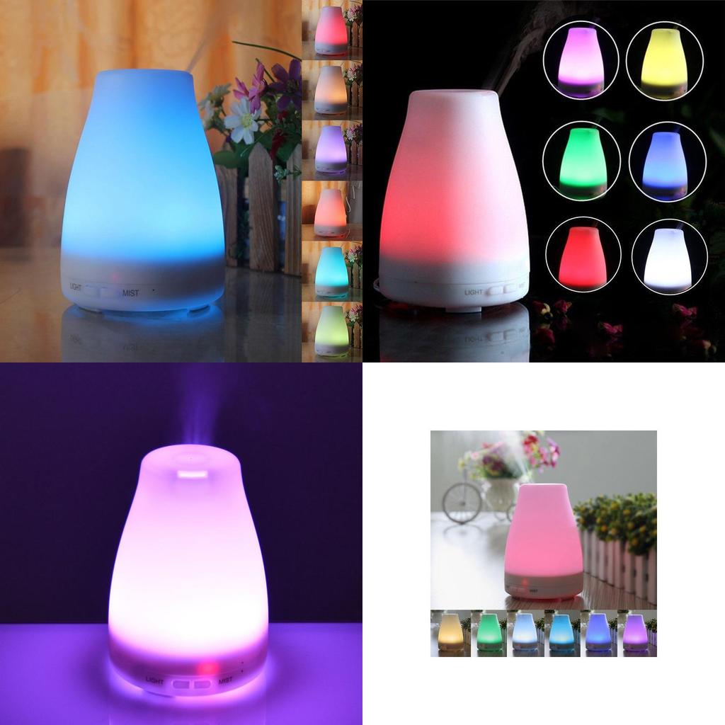 Stylish Led Ultrasonic Humidifier Air Purifier Essential Oil Aroma Diffuser For Relaxing Aromatherapy