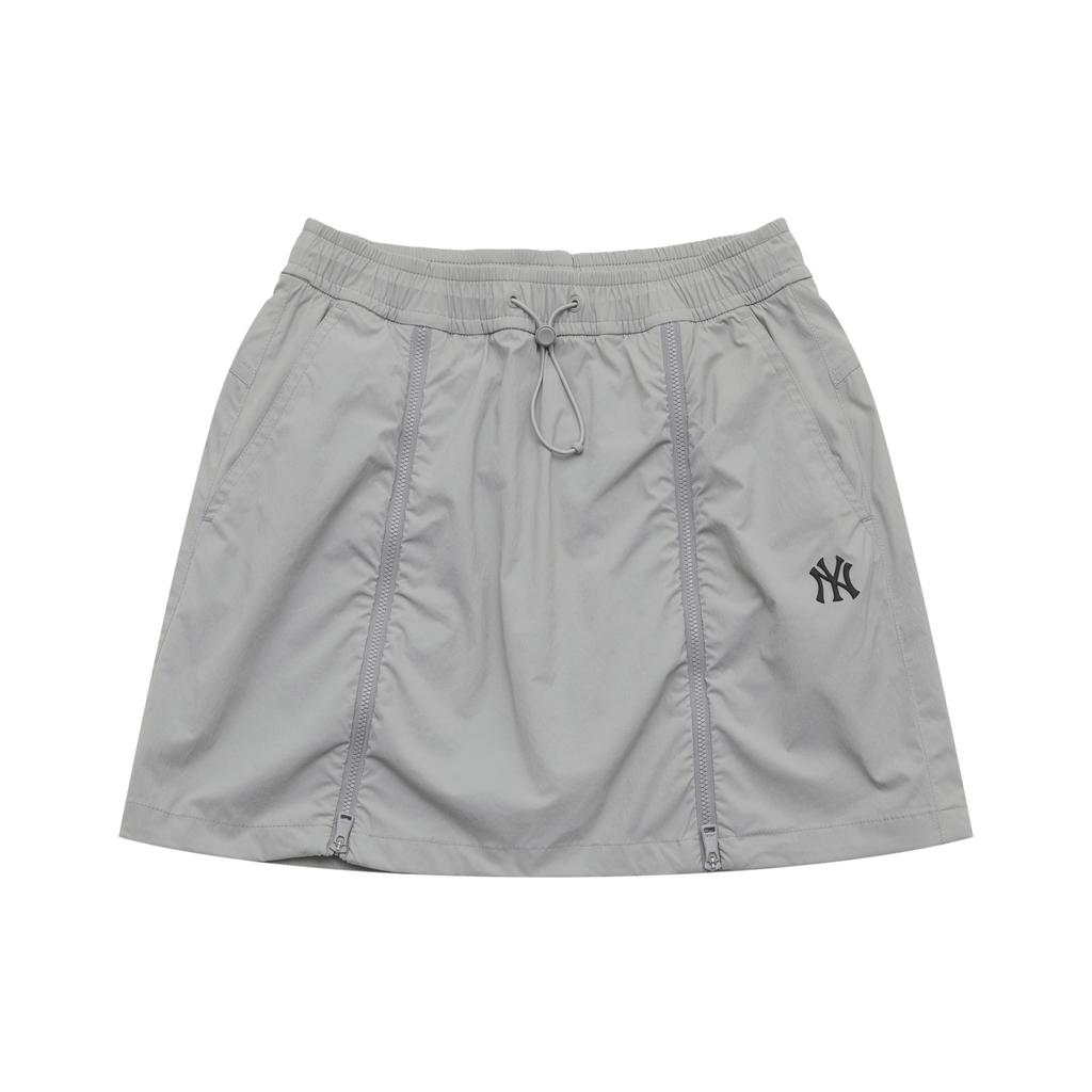 New MLB New York Yankees Basic Collection SS25 Casual Short Skirts Women's Light Gray 3FSKB0753-50GRL