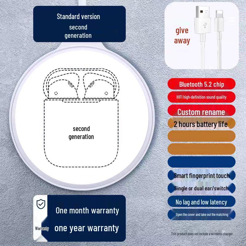 

3rd & 4th Gen In-Ear Bluetooth Headphones with Ultra-Long Standby Battery