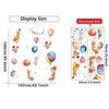 Cartoon Colorful Balloons Animals Wall Stickers for Kids Room Baby Nursery Room Decoration Wall Decals PVC Fox Bunny Stickers