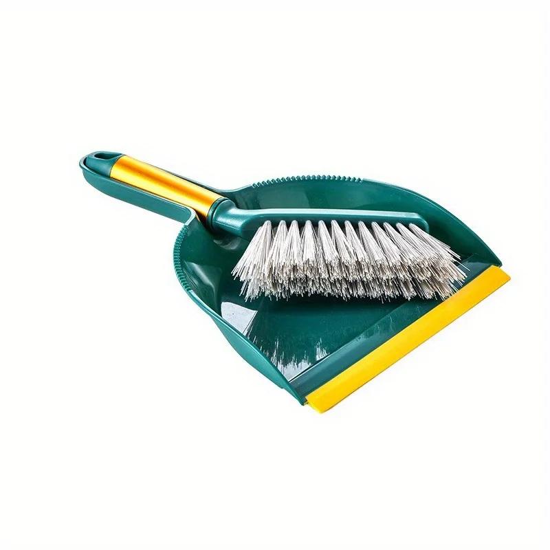 1 Set of Desktop Broom Set, Compact Broom, Suitable for Household Durable Plastic Shovel Brushes, Easy To Store and Use