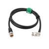 HangTon HD SDI 12G 4K 60P Video Coaxial Cable BNC Male To BNC Male Right Canare 75 Ohm 30cm Angle, LV-61S