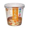 Marukome Tazza Ryotei no Aji Tonjiru Zuppa di Miso Istantanea 1 porzione 6 pezzi Serie