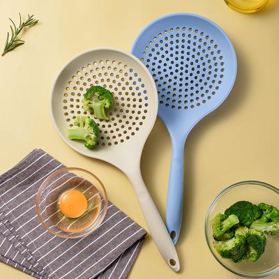 1 pz silicone cucchiaio grande forato da cucina multiuso pesca noodles e gnocchi grande pesca uso domestico resistente al calore cucchiaio per hot pot