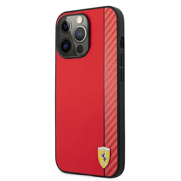 Ferrari Fesaxhcp13Xre Iphone 13 Pro Max6,7 Czerwony/Red Hardcase On Track Carbon Stripe