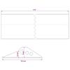 Garage Floor Seal 112 x 20 mm 4 m EPDM Rubber