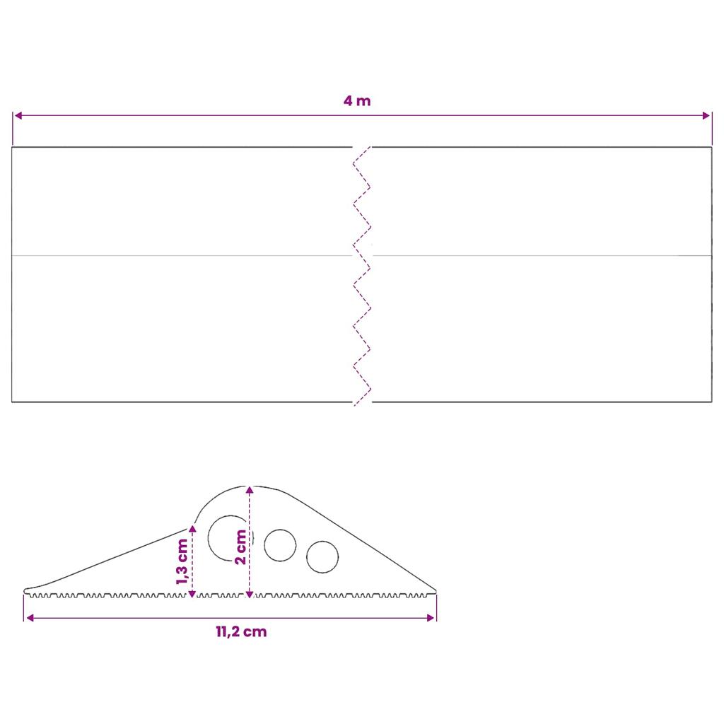Garage Floor Seal 112 x 20 mm 4 m EPDM Rubber