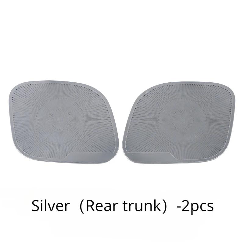 Car Door Audio Speaker Cover Loudspeaker Trim Frame Sticker Stainless Steel for Tesla Model Y 2024-2024 Interior Accessories