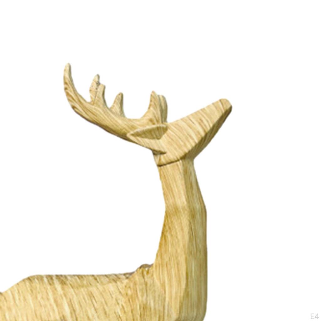 Elegant Reindeer Sculpture - Stylish Home Decor Accent